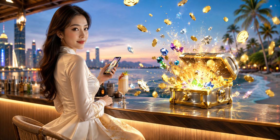 Người dùng tại TP. Hồ Chí Minh xem voucher ưu đãi casino trên điện thoại